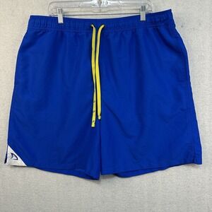 Dryfins Swim Trunks Board Shorts Men's 2XL Classic Blue Drawstring Lined
